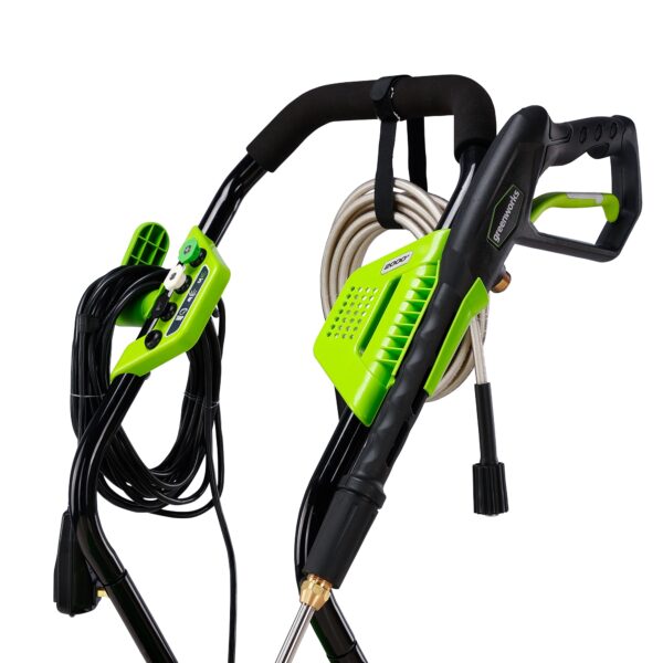 Greenworks 2000 PSI 1.1-GPM Cold Water Electric Pressure Washer with 3 Spray Tips - Image 4