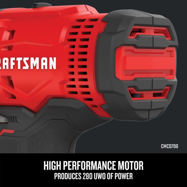 CRAFTSMAN V20 20-volt Max 2-Tool Power Tool Combo Kit with Soft Case (2-Batteries and Charger Included) - Image 6