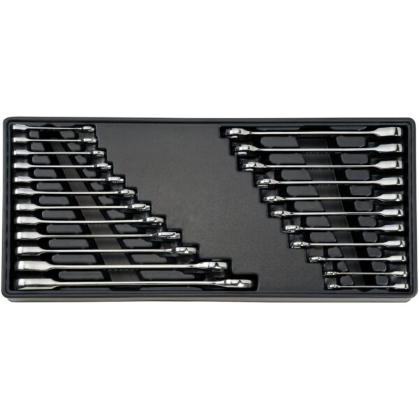 CRAFTSMAN 298 -Piece Standard (SAE) and Metric Polished chrome Mechanics Tool Set (no case) - Image 8