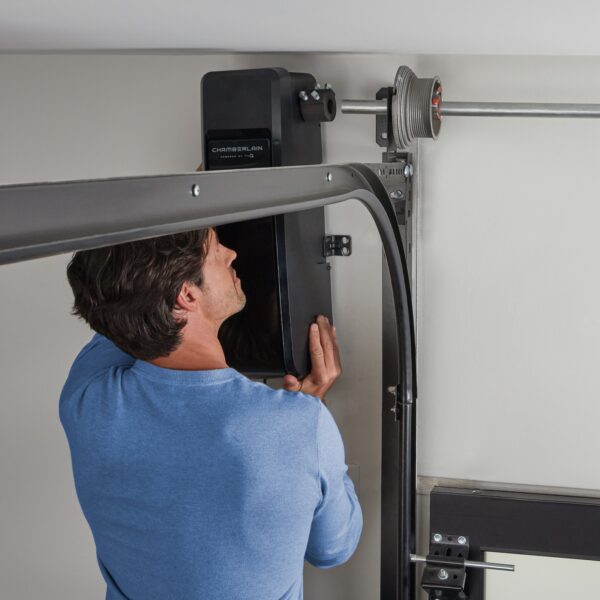 Chamberlain myQ Wall Mount Smart Compatible Direct drive Garage Door Opener Wi-Fi Compatibility and Battery Back-Up LED Light - Image 9
