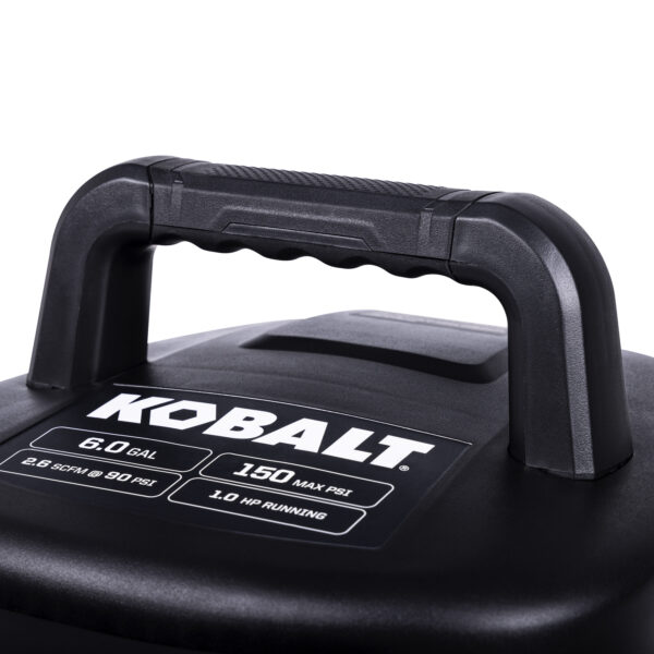 Kobalt 6-Gallon Portable Electric 150 PSI Pancake Air Compressor with Accessories Included - Image 8