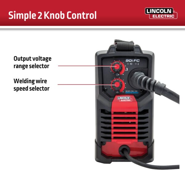 Lincoln Electric WELD-PAK 120 -Volt 120 -Amp Flux-cored Wire Feed Welder - Image 5
