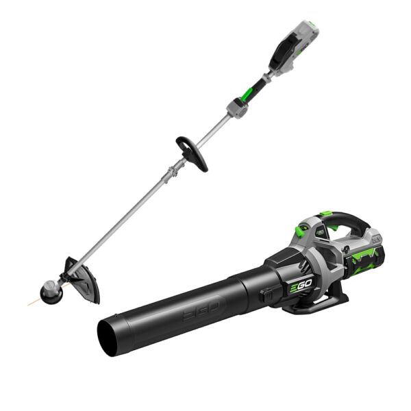 EGO POWER+ 56-volt Cordless Battery String Trimmer and Leaf Blower Combo Kit 2.5 Ah (Battery & Charger Included)