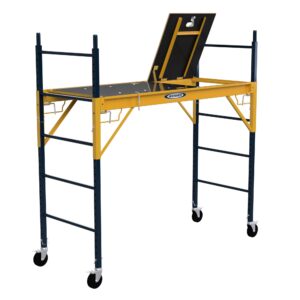 Werner Steel 6-Feet H x 6-Feet L 1100-lbs. Capacity Baker scaffold
