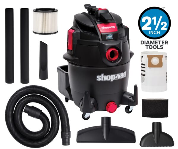 Shop-Vac 14-Gallons 5.5 HP Corded Wet/Dry Shop Vacuum with Accessories Included (corded)