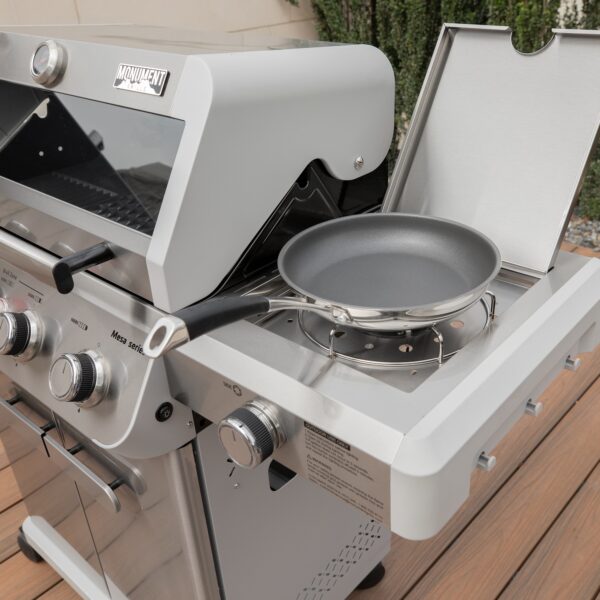 Monument Mesa Stainless Steel 5-Burner Infrared Liquid Propane Gas Grill with 1 Side Burner - Image 9