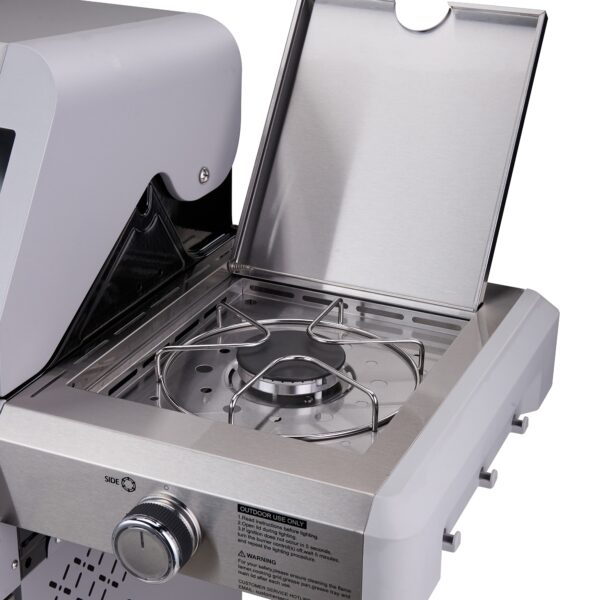 Monument Mesa Stainless Steel 5-Burner Infrared Liquid Propane Gas Grill with 1 Side Burner - Image 6