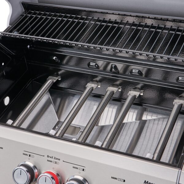Monument Mesa Stainless Steel 5-Burner Infrared Liquid Propane Gas Grill with 1 Side Burner - Image 5