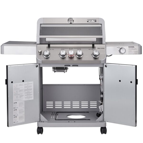 Monument Mesa Stainless Steel 5-Burner Infrared Liquid Propane Gas Grill with 1 Side Burner - Image 3