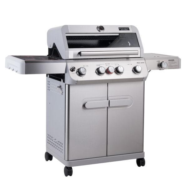 Monument Mesa Stainless Steel 5-Burner Infrared Liquid Propane Gas Grill with 1 Side Burner - Image 2