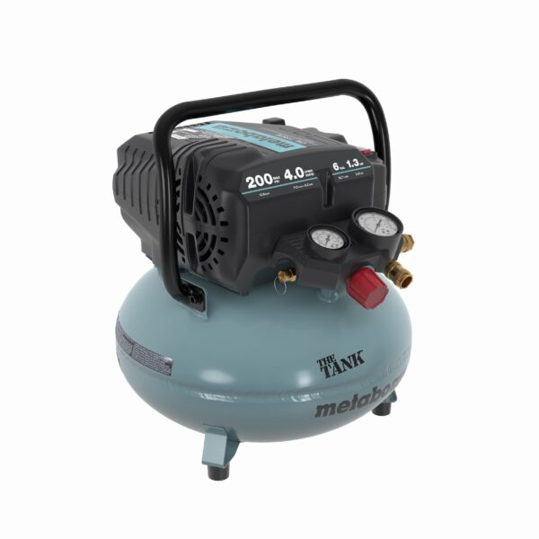 Metabo HPT The Tank 6-Gallon Portable Electric 200 PSI Pancake Air Compressor - Image 7