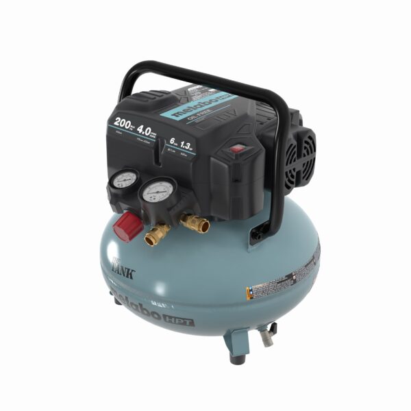 Metabo HPT The Tank 6-Gallon Portable Electric 200 PSI Pancake Air Compressor - Image 8