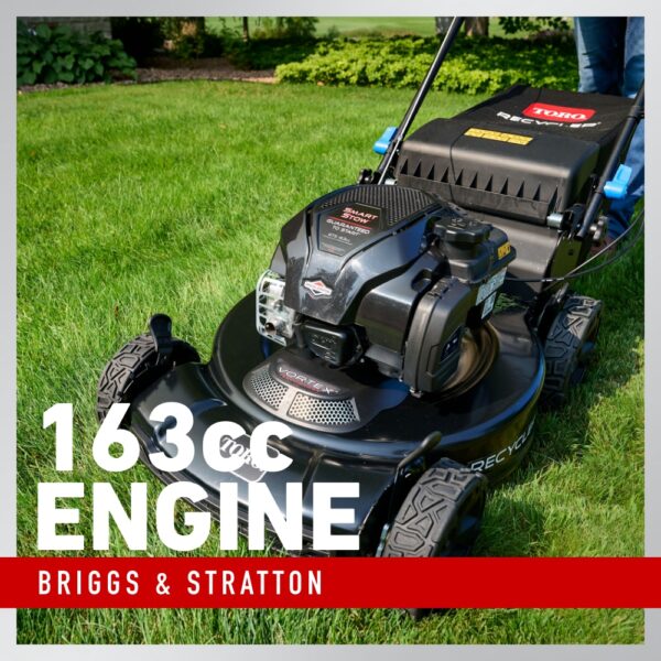 Toro Recycler Max with Personal Pace and Smart Stow 22-in Gas Self-propelled lawn mower with 163-cc Briggs and Stratton Engine - Image 3