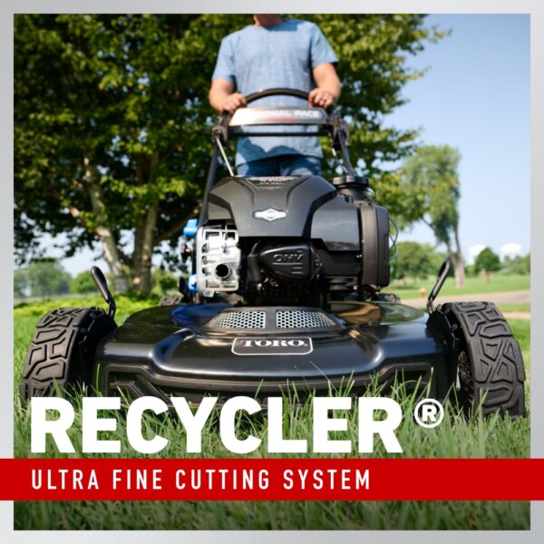 Toro Recycler Max with Personal Pace and Smart Stow 22-in Gas Self-propelled lawn mower with 163-cc Briggs and Stratton Engine - Image 7
