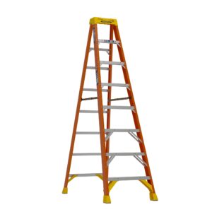 Werner NXT1A 8-Feet ( 12 Reach Height ) Fiberglass Type 1A - 300 lbs. Load Capacity Step ladder