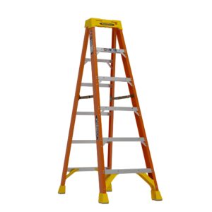 Werner NXT1A 8-Feet ( 12 Reach Height ) Fiberglass Type 1A - 300 lbs. Load Capacity Step ladder