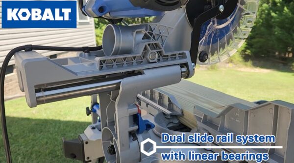 Kobalt Compact 10-in 15-Amps Dual Bevel Sliding Compound Corded Miter Saw - Image 8