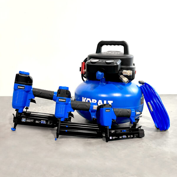 Kobalt 6-Gallon Portable Electric 150 PSI Pancake Air Compressor with Accessories Included - Image 7