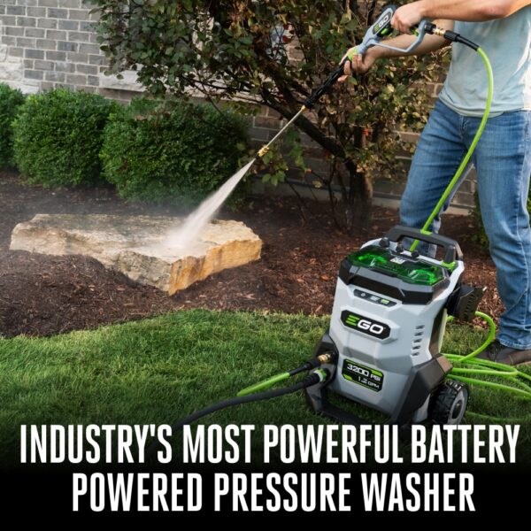 EGO POWER+ 3200 PSI 1.2-GPM Cold Water Battery Pressure Washer with 5 Spray Tips 6 Ah (Battery and Charger Included) - Image 6