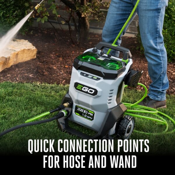 EGO POWER+ 3200 PSI 1.2-GPM Cold Water Battery Pressure Washer with 5 Spray Tips 6 Ah (Battery and Charger Included) - Image 9