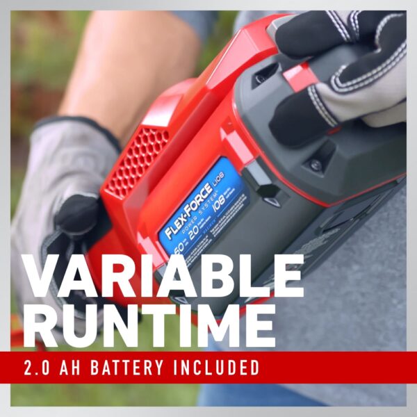 Toro Flex-Force 60-volt Max Cordless Battery String Trimmer and Leaf Blower Combo Kit 2 Ah (Battery and Charger Included) - Image 4
