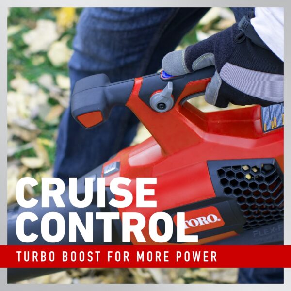 Toro Flex-Force 60-volt Max Cordless Battery String Trimmer and Leaf Blower Combo Kit 2 Ah (Battery and Charger Included) - Image 6