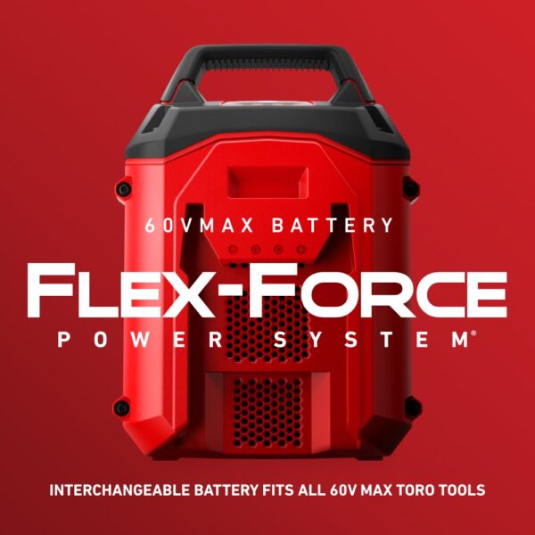 Toro Flex-Force 60-volt Max 565-CFM 110-MPH Battery Handheld Leaf Blower 2 Ah (Battery and Charger Included) - Image 10