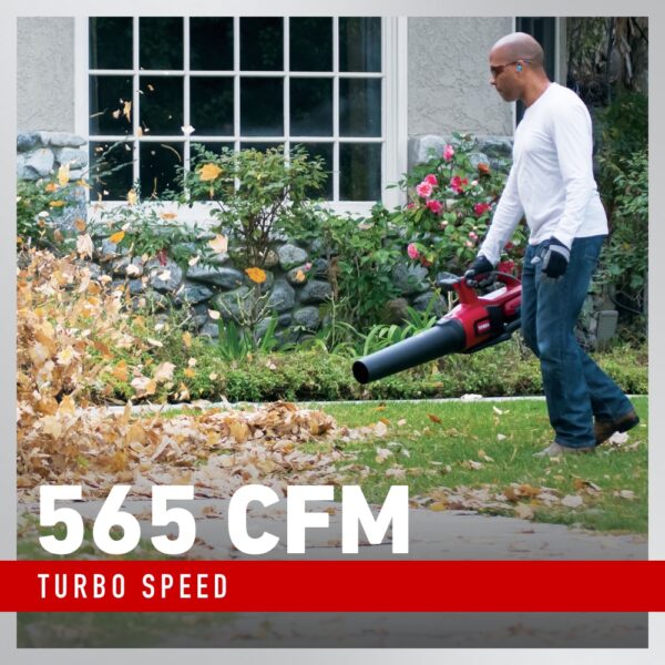 Toro Flex-Force 60-volt Max 565-CFM 110-MPH Battery Handheld Leaf Blower 2 Ah (Battery and Charger Included) - Image 5