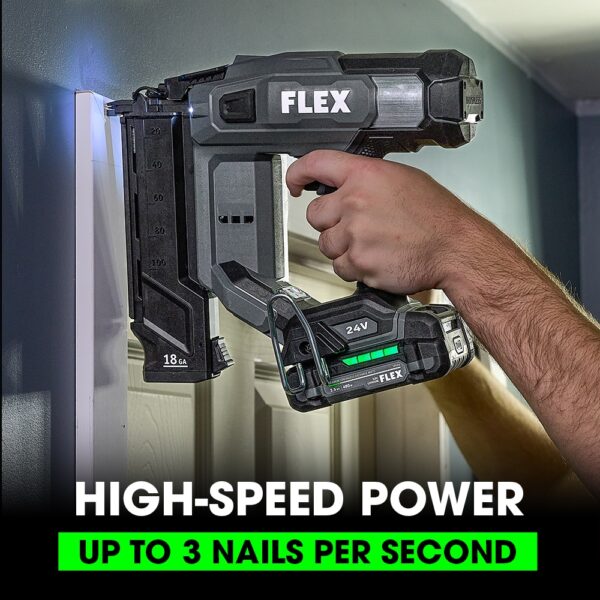 FLEX 2-1/8-in 18 -Gauge Cordless Straight Brad Nailer - Image 3