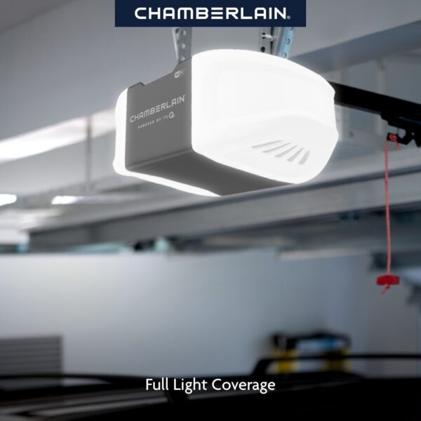 Chamberlain 1/2 HP myQ Smart Compatible Belt drive Garage Door Opener Wi-Fi Compatibility - Image 5