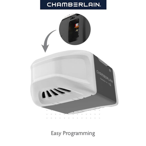 Chamberlain 1/2 HP myQ Smart Compatible Belt drive Garage Door Opener Wi-Fi Compatibility - Image 6