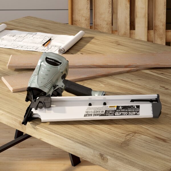 Metabo HPT 3-1/2-in 21 -Degree Pneumatic Roundhead Framing Nailer - Image 4