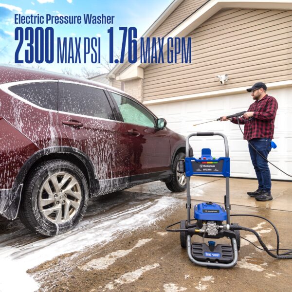 Westinghouse WPX2300e 2300 PSI 1.76-GPM Cold Water Electric Pressure Washer with 5 Spray Tips - Image 7