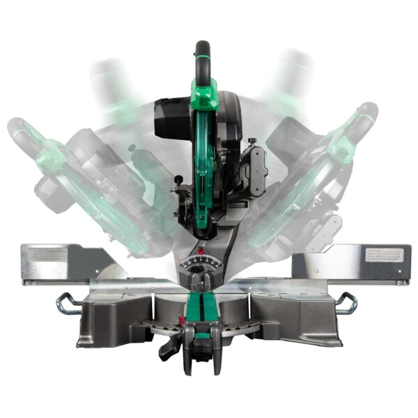 Metabo HPT 12-in 15-Amps Dual Bevel Sliding Compound Corded Miter Saw - Image 5