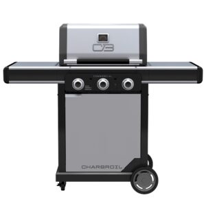 Charbroil Commercial Series Grill and Griddle Combo Stainless Steel 3-Burner Infrared Liquid Propane and Natural Gas Grill