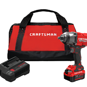 CRAFTSMAN V20 RP 20-volt Max Variable Speed Brushless 1/2-in Drive Cordless Impact Wrench ( Battery Included )