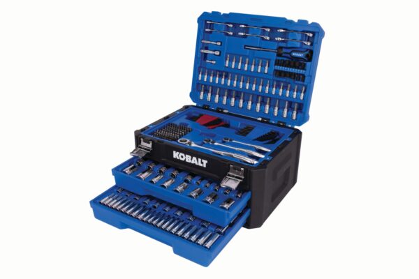 Kobalt 297 -Piece Standard (SAE) and Metric Polished chrome Mechanics Tool Set with Hard Case - Image 8