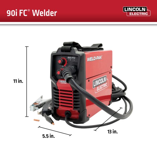 Lincoln Electric WELD-PAK 120 -Volt 120 -Amp Flux-cored Wire Feed Welder - Image 6