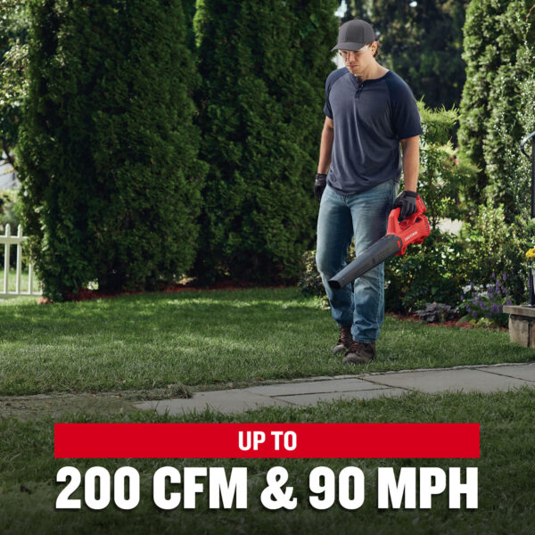 CRAFTSMAN V20 20-volt Max 200-CFM 90-MPH Battery Handheld Leaf Blower 2 Ah (Battery and Charger Included) - Image 7