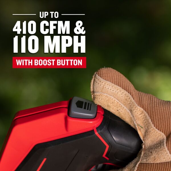 CRAFTSMAN V20 Brushless RP 20-volt Max 410-CFM 110-MPH Battery Handheld Leaf Blower 5 Ah (Battery and Charger Included) - Image 7