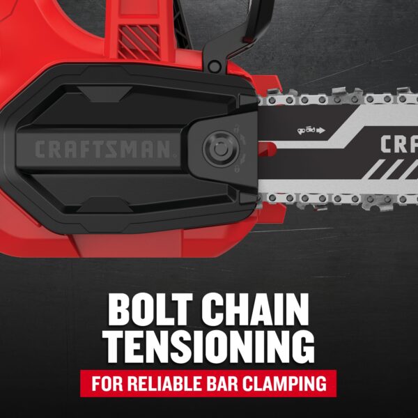 CRAFTSMAN V20 20-volt Max 10-in Battery 2 Ah Chainsaw (Battery and Charger Included) - Image 7