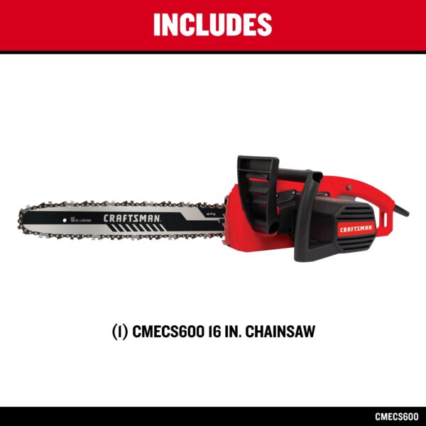 CRAFTSMAN 16-in Corded Electric 12 Amp Chainsaw - Image 2