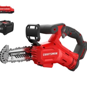 CRAFTSMAN V20 20-volt Max 6-in Battery 2 Ah Chainsaw (Battery and Charger Included)