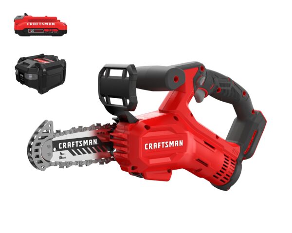 CRAFTSMAN V20 20-volt Max 6-in Battery 2 Ah Chainsaw (Battery and Charger Included)