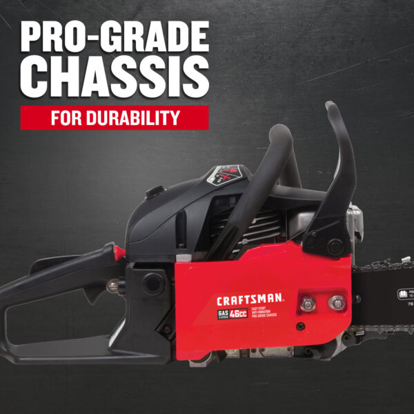 CRAFTSMAN S205 46-cc 2-cycle 20-in Gas Chainsaw - Image 7