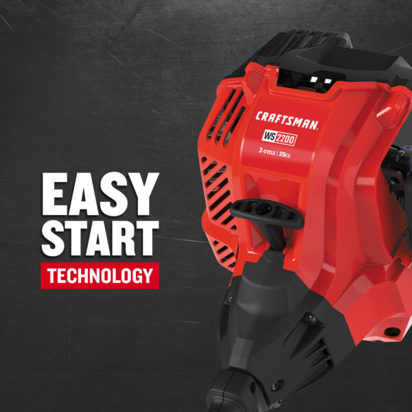 CRAFTSMAN WS2200 25-cc 2-cycle 17-in Straight Shaft Attachment Capable Gas String Trimmer - Image 9