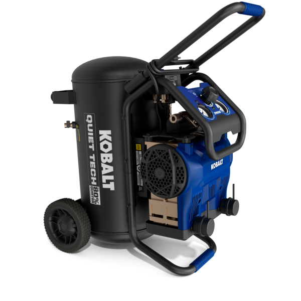 Kobalt QUIET TECH 10-Gallon Portable Electric 175 PSI Horizontal Air Compressor - Image 3