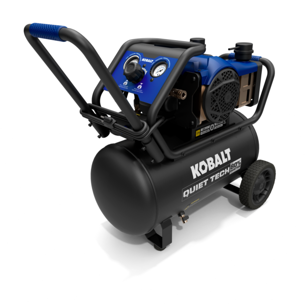 Kobalt QUIET TECH 10-Gallon Portable Electric 175 PSI Horizontal Air Compressor