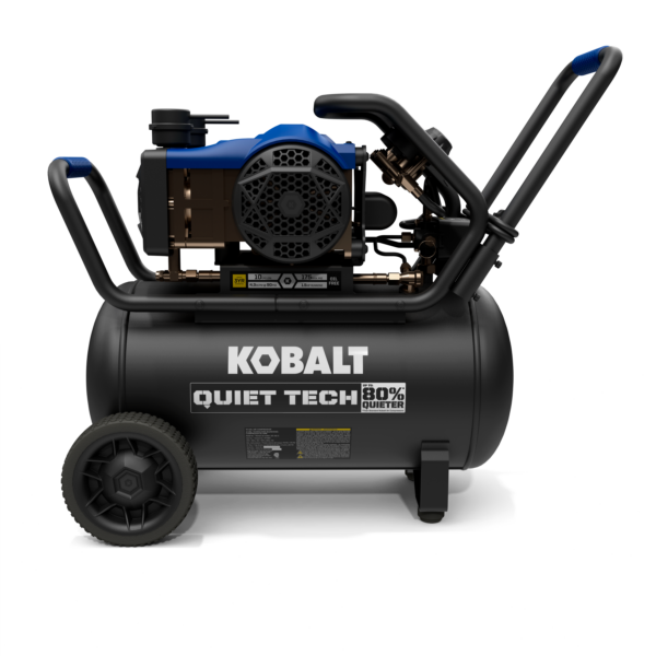 Kobalt QUIET TECH 10-Gallon Portable Electric 175 PSI Horizontal Air Compressor - Image 2