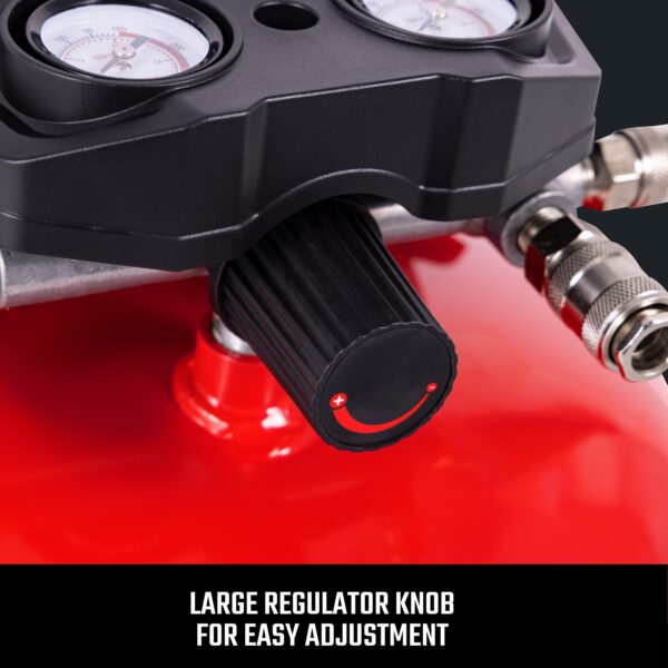CRAFTSMAN 6-Gallon Portable Electric 150 PSI Pancake Air Compressor - Image 3